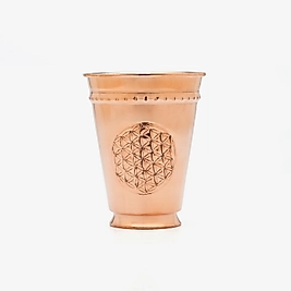 %100 Saf Bakır Yaşam Çiçeği Sempati Bardak