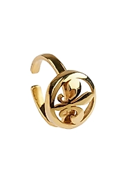 925 Ayar Gerçek Gümüş Zambak Güç & Şifa Yüzük