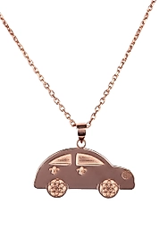 925 Ayar Gerçek Gümüş Şifa Taşıyan Araba Kolye