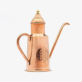 %100 Saf Bakır Yaşam Çiçeği İşlemeli Very Stylish Yağdanlık