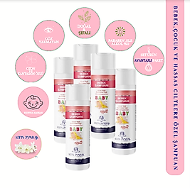 Bebek Şampuanı 250 ml 5li Avantajlı Paket