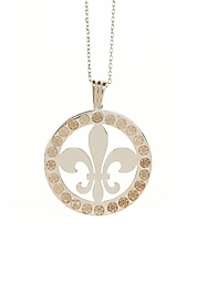 925 Ayar Gerçek Gümüş Zambak Güç ve Şifa Kolye