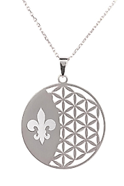 925 Ayar Gerçek Gümüş Change Zambak Kolye