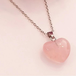 Pembe Kuvars Kolye